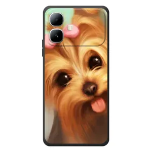 Чохол (ТПУ) Милі песики для Infinix Smart 20 (Йоркширський тер'єр)