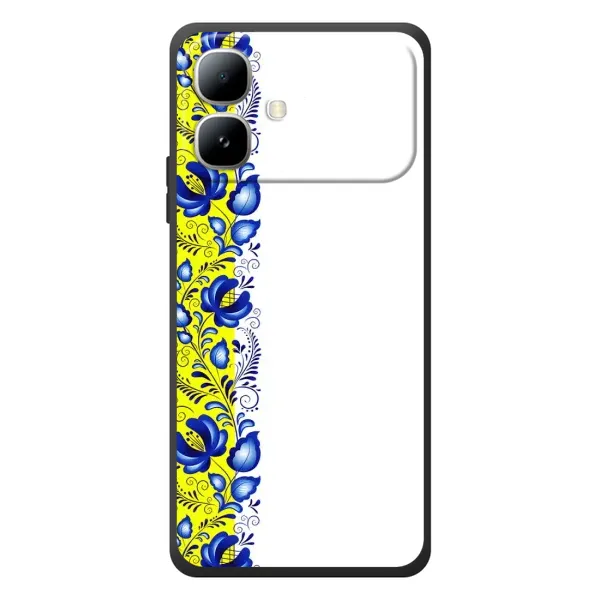 Чехол с рисунком «Желто-синяя вышиванка» для Infinix Smart 20 Чехол с рисунком «Желто-синяя вышиванка» для Infinix Smart 20