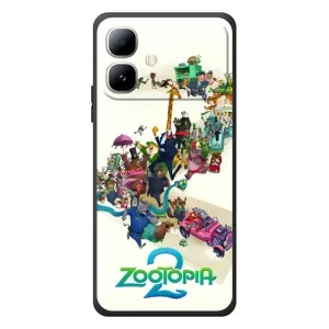 Силіконовий чохол з принтом Зоотрополіс для Infinix Smart 20 (Зоотрополіс лого)