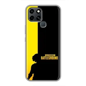 Чохол (TPU) з картинкою "Лого Пабг" на Інфінікс Смарт 6 (Battlegrounds)