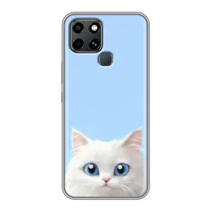 Чохол на тематику: Коти для Infinix Smart 6 (Білий кіт)