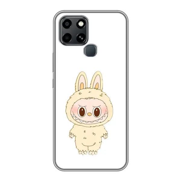 Чехол с рисунком «Бежевый Лабубу» для Infinix Smart 6 Чехол с рисунком «Бежевый Лабубу» для Infinix Smart 6