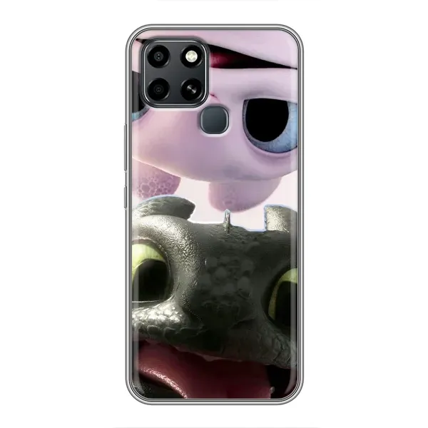 Чехол с рисунком «Беззубик и Дневная Злость» для Infinix Smart 6 Чехол с рисунком «Беззубик и Дневная Злость» для Infinix Smart 6