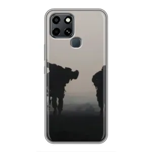 Чохли на військову тематику для Infinix Smart 6 (Бій солдат)