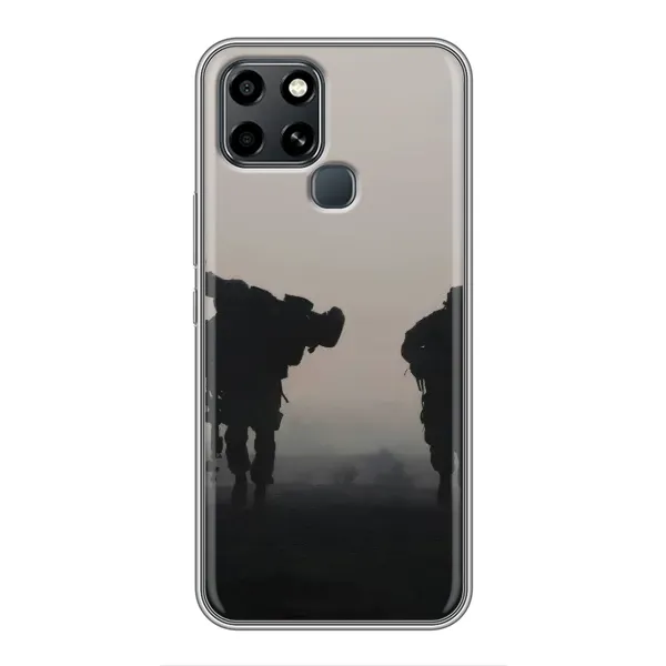 Чехол с рисунком «Бой солдат» для Infinix Smart 6 Чехол с рисунком «Бой солдат» для Infinix Smart 6