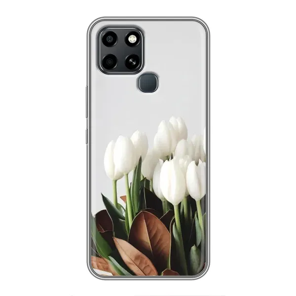 Чехол с рисунком «Букет тюльпанов» для Infinix Smart 6 Чехол с рисунком «Букет тюльпанов» для Infinix Smart 6