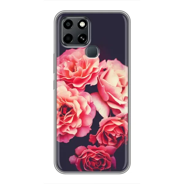 Чехол с рисунком «Бутоны» для Infinix Smart 6 Чехол с рисунком «Бутоны» для Infinix Smart 6