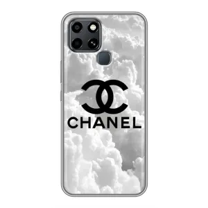 Чехол с Брендами одежды на Инфиникс Смарт 6 (CHANEL)