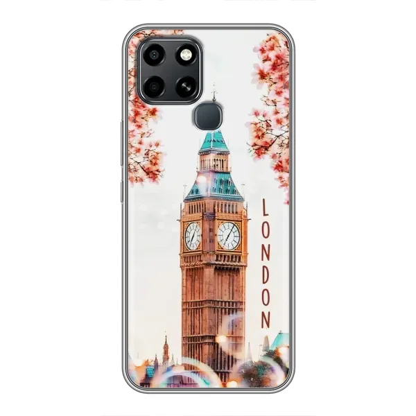 Чехол с рисунком «Часы Лондон» для Infinix Smart 6 Чехол с рисунком «Часы Лондон» для Infinix Smart 6