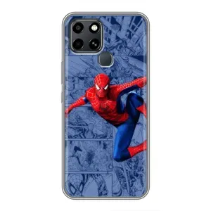 Силиконовый Чехол для Infinix Smart 6 (Человек Паук)
