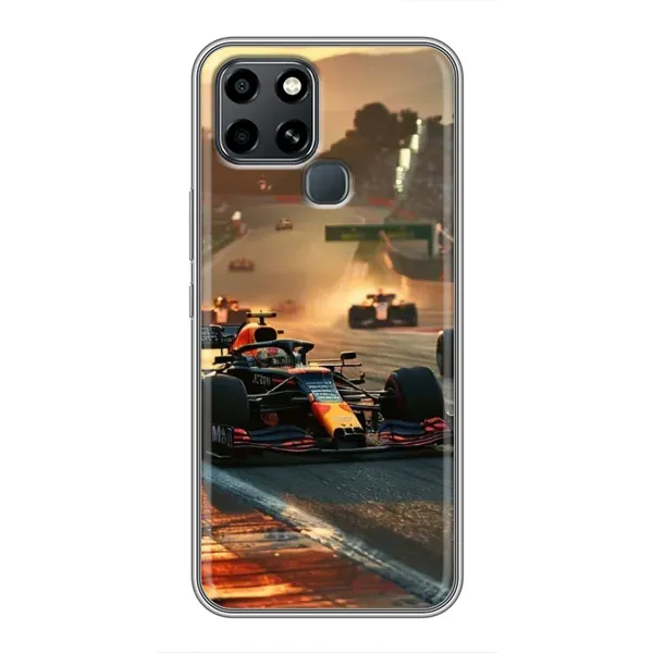 Чехол с рисунком «Чемпионат ф1» для Infinix Smart 6 Чехол с рисунком «Чемпионат ф1» для Infinix Smart 6