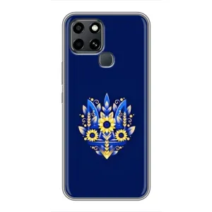 Чохол Укр Символіка для Infinix Smart 6 (Квітучий Герб)