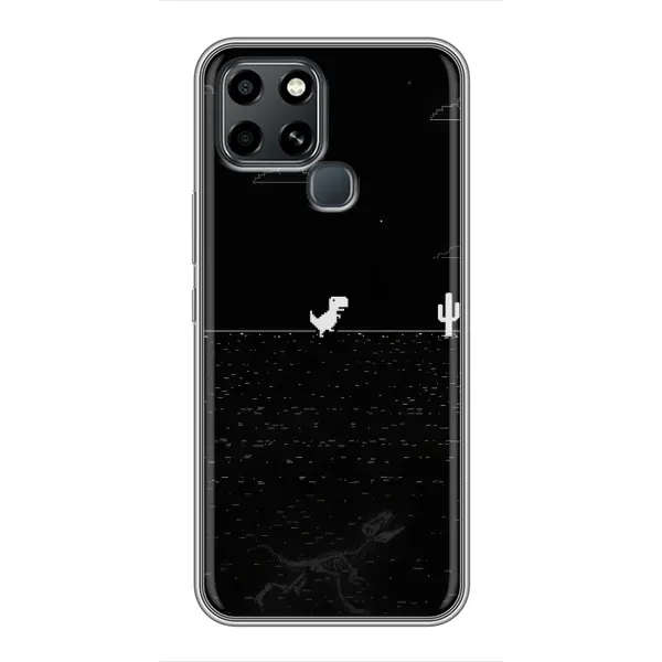 Чехол с рисунком «Динозаврик» для Infinix Smart 6 Чехол с рисунком «Динозаврик» для Infinix Smart 6