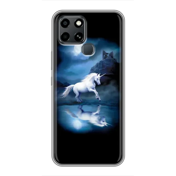 Чехол с рисунком «Единорог» для Infinix Smart 6 Чехол с рисунком «Единорог» для Infinix Smart 6