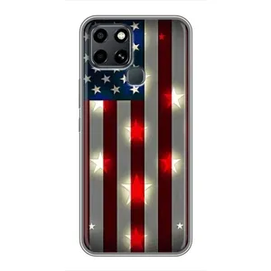 Чехол Флаг USA для Infinix Smart 6 (Флаг США 2)