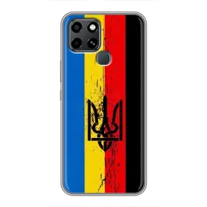 Чохли УПА (Червоно-Чорний) на Infinix Smart 6 (Прапор УПА)