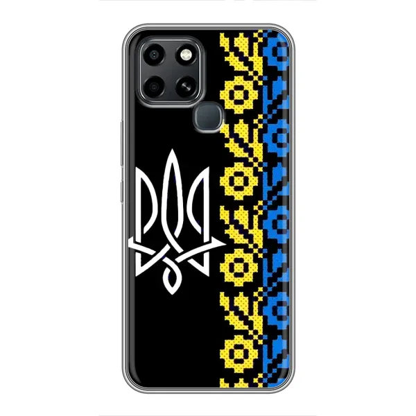 Чехол с рисунком «Герб и вышыванка» для Infinix Smart 6 Чехол с рисунком «Герб и вышыванка» для Infinix Smart 6