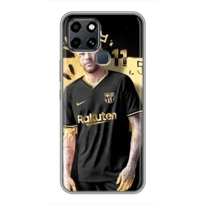 Силиконовый Чехол Infinix Smart 6 (Gold Neymar)