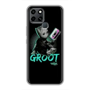 Чехол Супергерои Марвел на Инфиникс Смарт 6 (Groot)