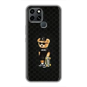 Чехлы Мишка Тедди для Инфиникс Смарт 6 (GUCCI Teddy)