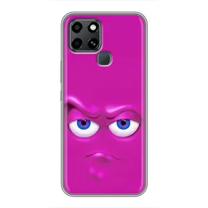 Силиконовые Чехлы (смешные стикеры) для Infinix Smart 6 (Хитрая мордочка)