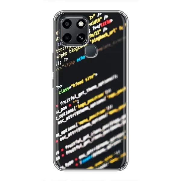 Чехол с рисунком «Код» для Infinix Smart 6 Чехол с рисунком «Код» для Infinix Smart 6