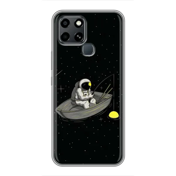 Чехол с рисунком «Космонавт на рыбалке» для Infinix Smart 6 Чехол с рисунком «Космонавт на рыбалке» для Infinix Smart 6