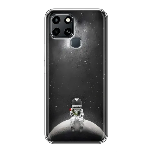 Чехол с рисунком «Космонавт романтик» для Infinix Smart 6 Чехол с рисунком «Космонавт романтик» для Infinix Smart 6