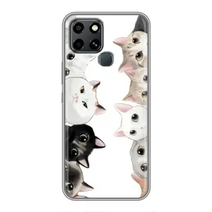 Силіконовий чохол з котиком для Infinix Smart 6 (Коти)