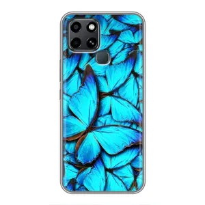 Силіконовий бампер з картинкою звірів для Infinix Smart 6 (Крила метеликів)