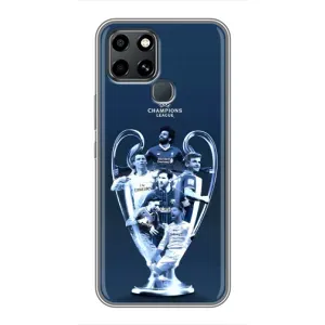 Чехлы с ТОП Футбольными клубами на Infinix Smart 6 (Кубок ЛЧ)