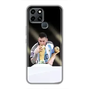 Чехлы Лео Месси Аргентина для Infinix Smart 6 (Кубок Мира)