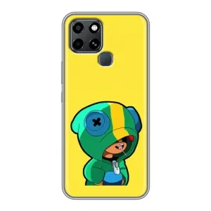 Чохол Бравл Старс для Infinix Smart 6 (Леон (LEON))