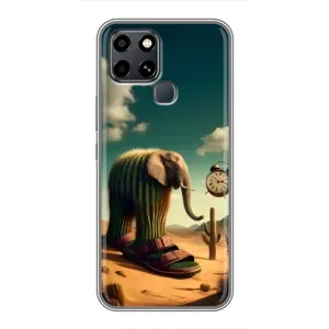 Чохол з мемами траралело тралала для Infinix Smart 6