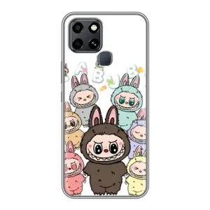 Чохол з принтом Лабубу для Infinix Smart 6