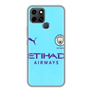 Силиконовые Чехлы принт Футбол на Infinix Smart 6 (Man City)