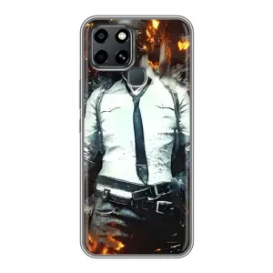 Чохол з картинкою "Герой Pubg" на Infinix Smart 6 (Man Пубг)