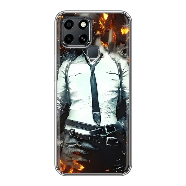 Чехол с рисунком «Man Пубг» для Infinix Smart 6