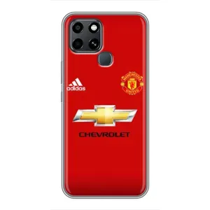 Силиконовые Чехлы принт Футбол на Infinix Smart 6 (Man United)