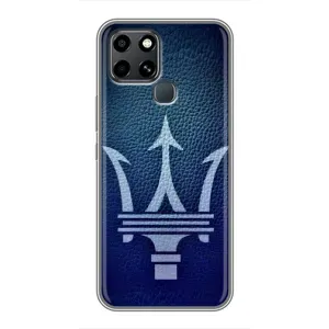Чехлы с тематикой "Крутые машины" на Infinix Smart 6 (Лого Maserati)
