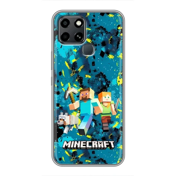 Чохол з малюнком «Майнкрафт» для Infinix Smart 6 Чохол з малюнком «Майнкрафт» для Infinix Smart 6