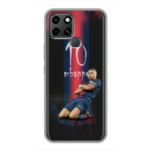 Чехол (TPU) с Футболистом на Infinix Smart 6 (MBAPPE 10)