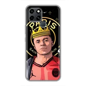 Чехол (TPU) с Футболистом на Infinix Smart 6 (Mbappe King)