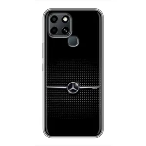 Силиконовый бампер с картинкой машины на Infinix Smart 6 (Mercedes)