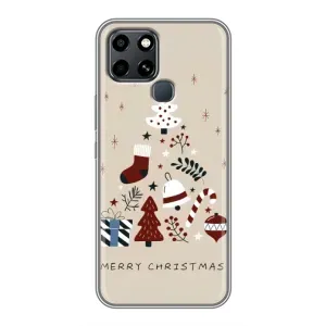 Чохол Санта Клаус для Infinix Smart 6 (Merry Christmas)