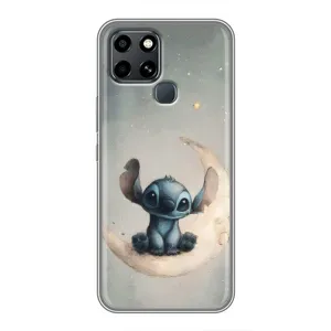 Чехол с рисунком Стич для Infinix Smart 6 (Милый Стич)