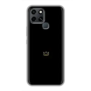Чохол (Корона на чорному фоні) для Інфінікс Смарт 6 (Міні корона)