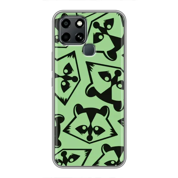 Чохол з малюнком «Мордочки Єнота» для Infinix Smart 6 Чохол з малюнком «Мордочки Єнота» для Infinix Smart 6