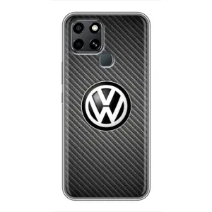 Чехол "Фольксваген" для Infinix Smart 6 (На карбоне)