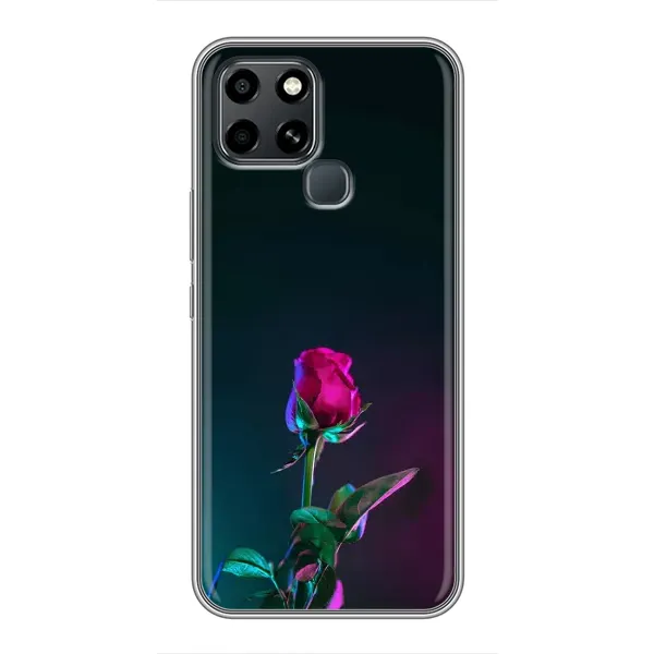 Чехол с рисунком «Ночная роза» для Infinix Smart 6 Чехол с рисунком «Ночная роза» для Infinix Smart 6